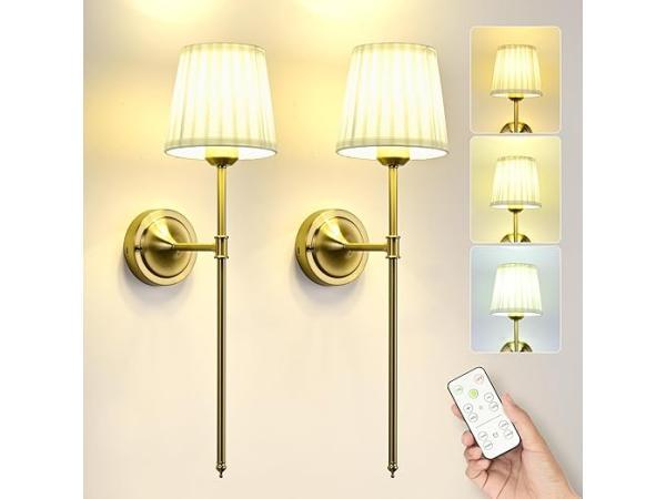 JACKYLED Rechargeable Wall Lamps