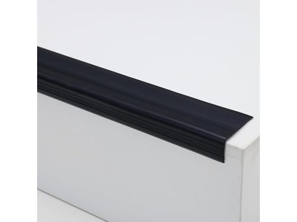 Vinyl anti-slip stair treads black 10 m