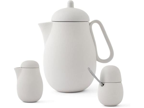 Nina, porcelain 3-piece tea set