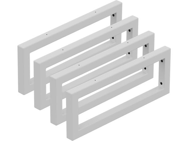 JYiuog shelf brackets (4 pieces) 40 cm White