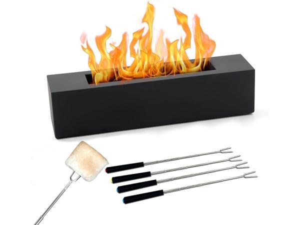 Bio-ethanol tabletop fireplace