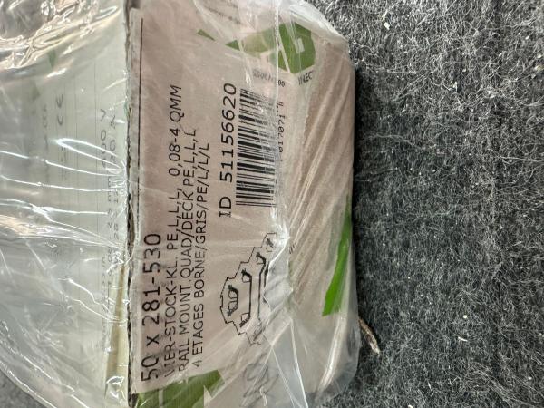 Wago 281-530 Doorverbindingsklem 4-etages 6 mm - 50 Stuks