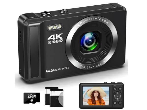 JHAMAL Digital Camera 64MP 16x Digital Zoom