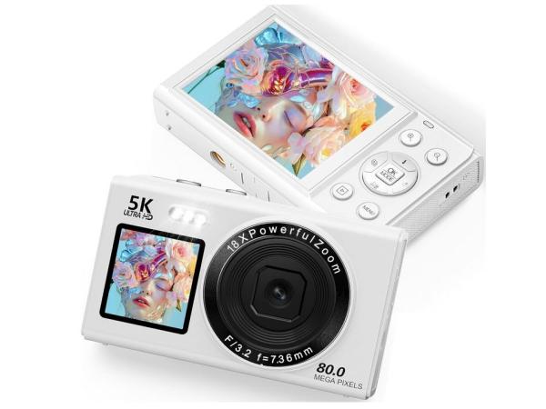 80MP Digital WiFi Camera 80MP 2.4" LCD