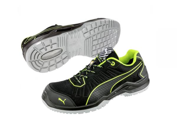 Puma safety shoe size 40 S1P green/black