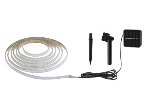 2x PAULMANN LED Solar outdoor LED strip met schemersensor