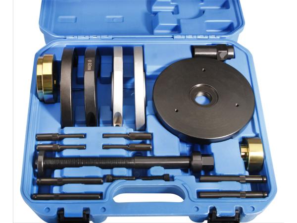 Wheel bearing puller set / wheel hub puller - 19-piece - 82 mm