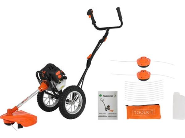 Bosmaaier / Kantenmaaier / Grastrimmer - Op Wielen - 52cc