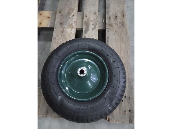 Loose wheelbarrow wheel