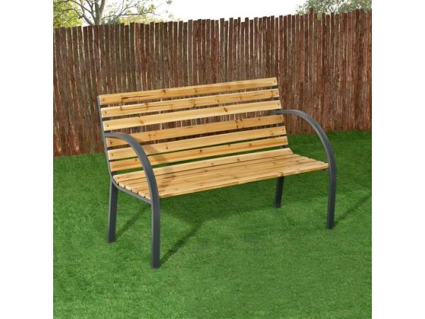 2-seater garden bench - Modena - aspen wood
