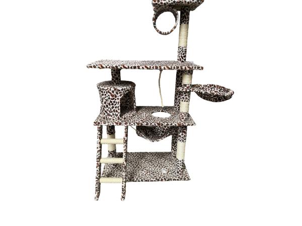 Cat tree Chiara leopard print