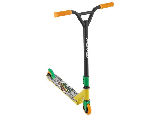 Street Life stunt scooter in black yellow