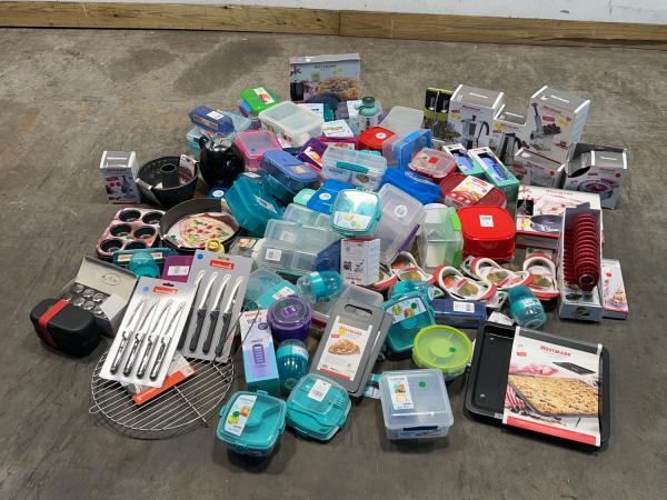 Lot of kitchen utensils