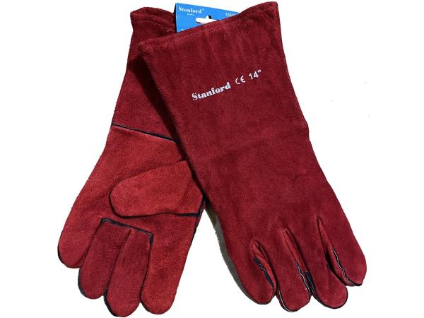 2x Welding glove 14 inch - 330 mm size 10