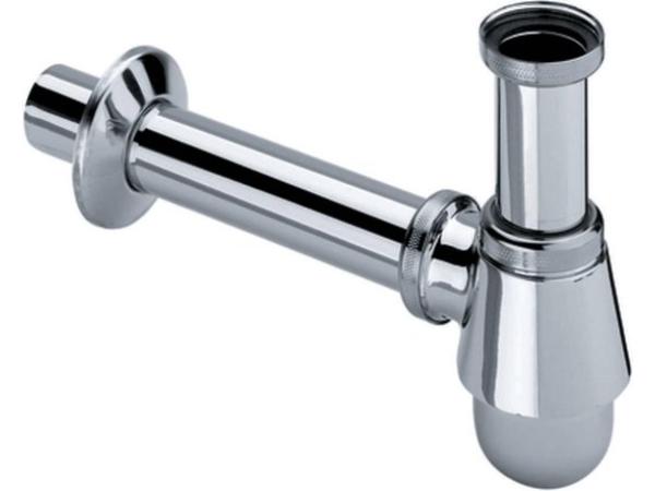 Viega bidetbekersifon met muurbuis 20cm 5/4 met rozet chroom