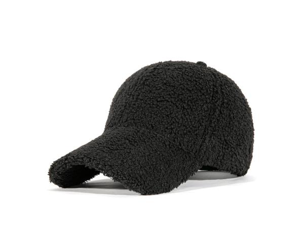 Teddy cap - black