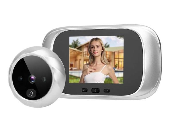 Digital wireless doorbell - with camera and LCD screen