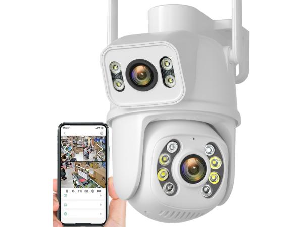 Dual lens camera - QXGA - 2x 3MP - white