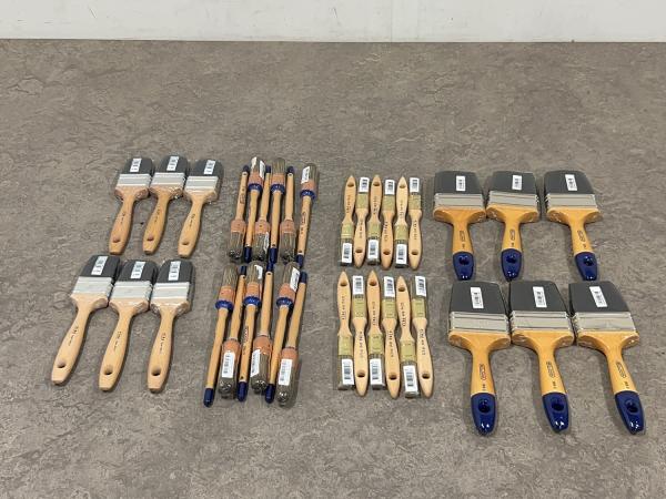 Paint brushes assorted set, 36-piece