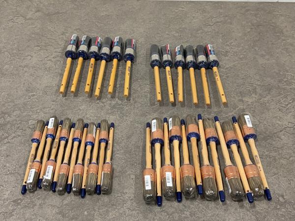 Paintbrushes assorted set, 36-piece