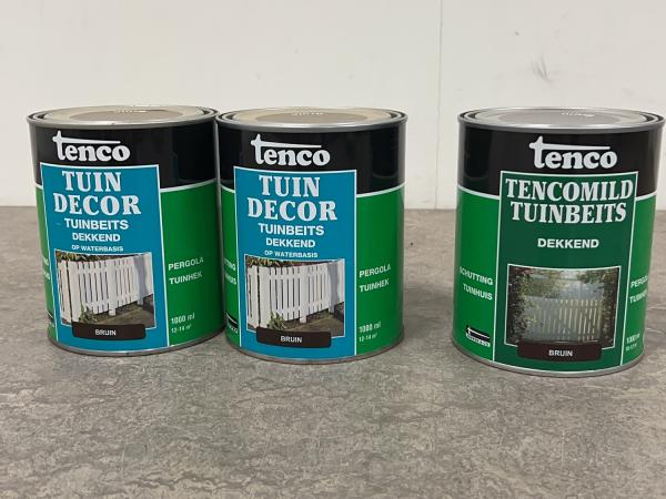 Tenco garden stain brown set 3-piece