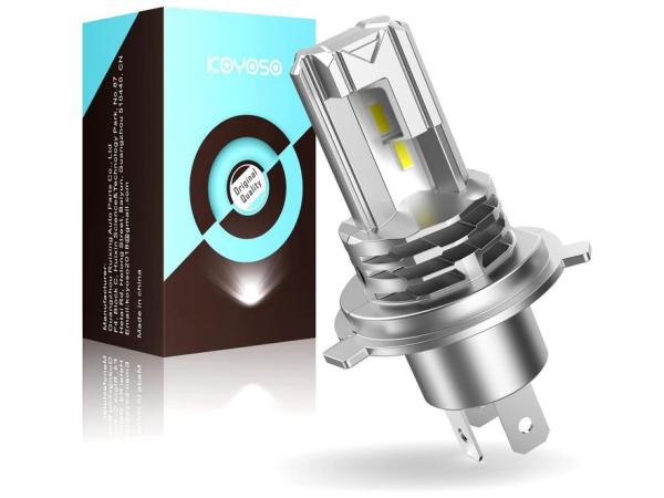 KOYOSO H4 LED groot en dimlicht voor motorfiets scooter