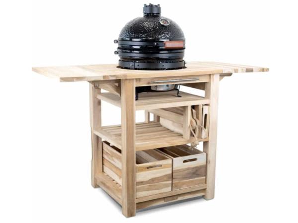 Kamado BBQ tafel teakhout Ø41 cm