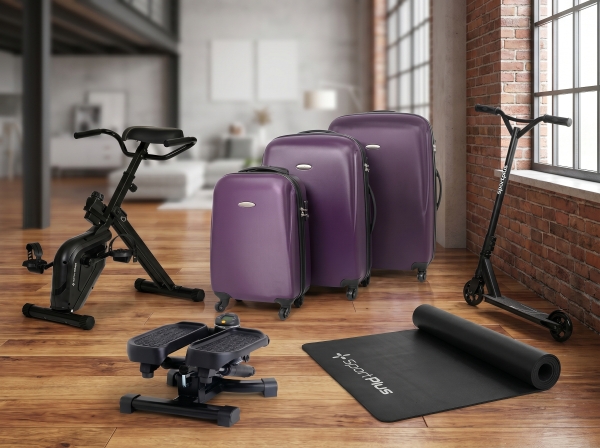 Verzendveiling, Diverse consumentengoederen, Fitness, Stuntscooter, Koffers 