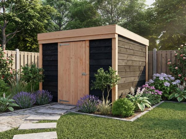 Tuinberging met lessenaarsdak 350x250x227 cm