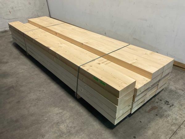 10x Vuren balk geschaafd 375x27,5x10cm