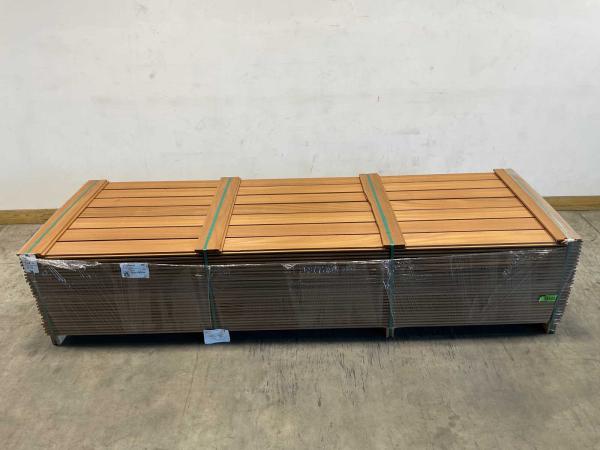 50x ThermoWood Ayous Rib3 gevelbekleding 300x14,5x2,2 cm