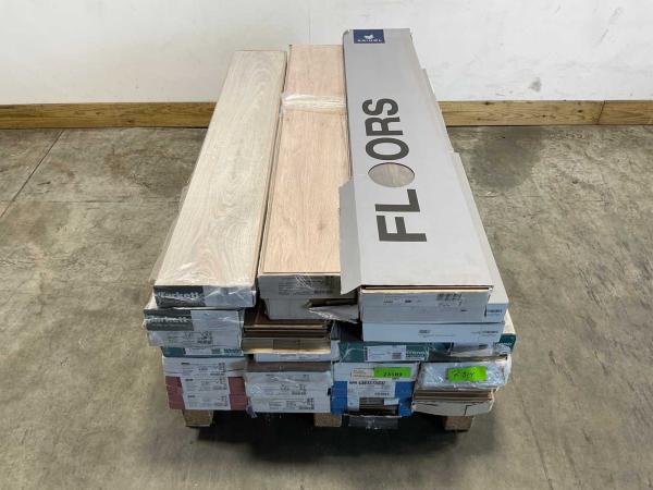 Laminaat – diverse soorten, ca. 57m²