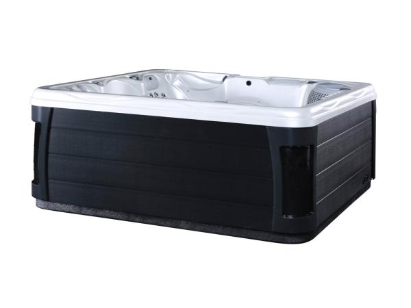 6 Persoons Spa 230x230cm - Wit / zwarte zijkant incl. wifi
