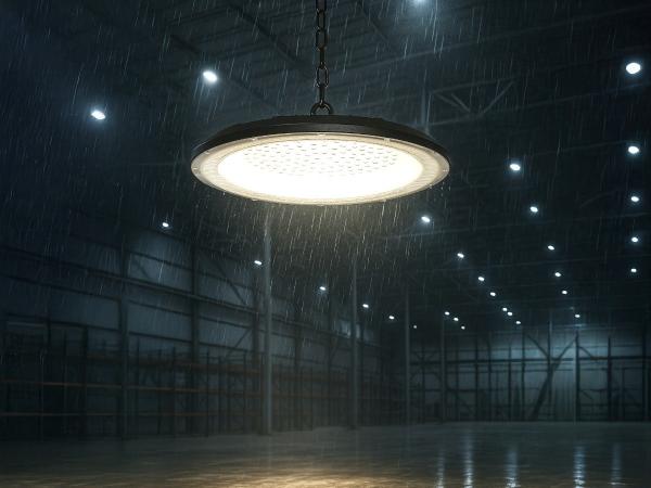 10x 200W 3000K LED UFO Highbay SLIM Waterdicht met lens