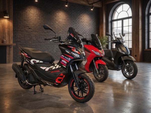 Ophaalveiling | Scooters en Motorscooters van o.a. Piaggio, Vespa, Aprilia, & Niu