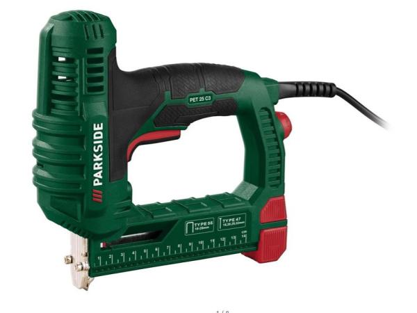 Parkside PET 25 C3 electrische tacker