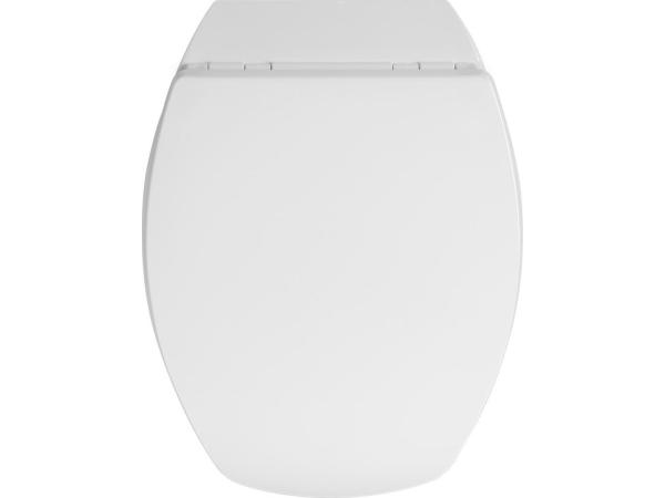 Allibert wc-bril BACCARA² - geperst hout - afklikbaar - antibacterieel - wit gelakt