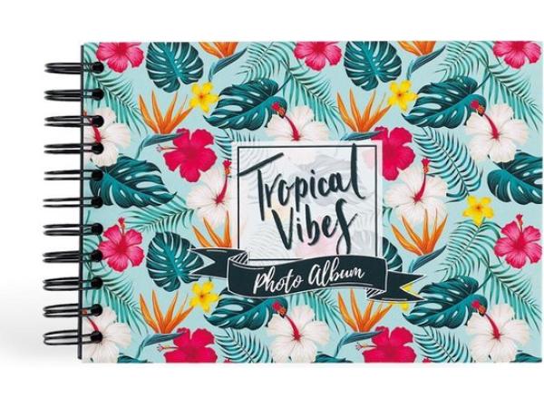 I-Total fotoalbum Tropical set 2 groen 21x15cm