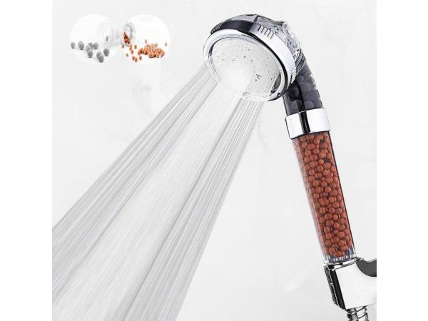 Waterbesparende Douchekop met Mineraalstenen