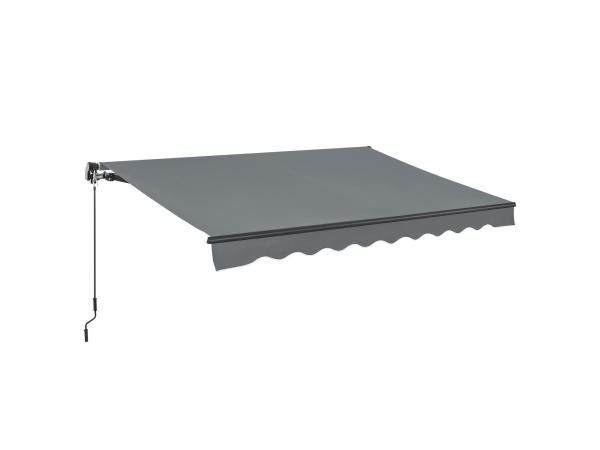 Zonnescherm / Luifel - 250 x 200 cm - Grijs