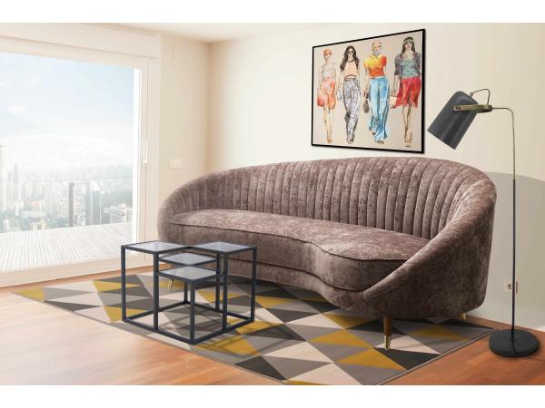 Kayoom Luxe Bank Viola - Bruin