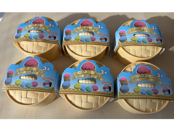 Squishy Dumpling 8,5CM set van 6