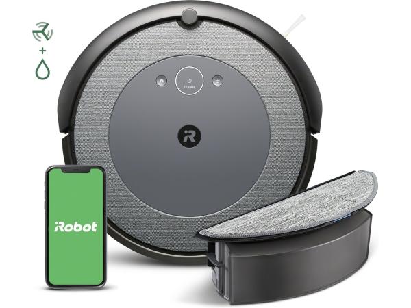 iRobot Roomba Combo® i5 - Robotstofzuiger met Dweilfunctie