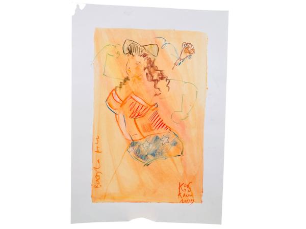 Koes Komo – Originele Tekening "Wonder Woman"