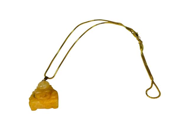 Goudkleurige Ketting met Lachende Boeddha Hanger