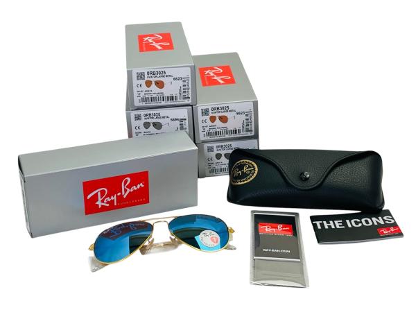 6x Ray-Ban Aviator Large Metal Polarized Zonnebrillen