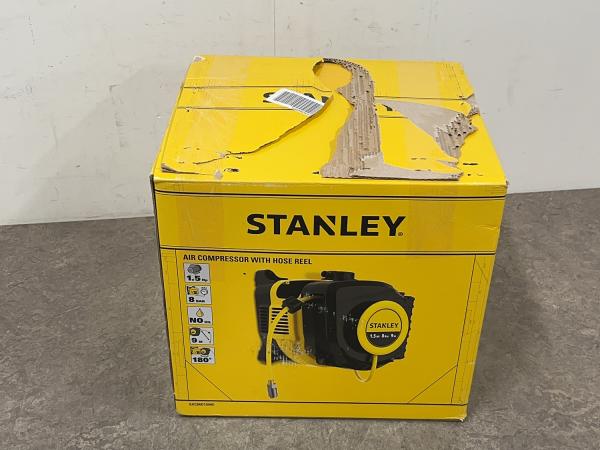 Stanley luchtcompressor 9m 8 bar 1.5pk
