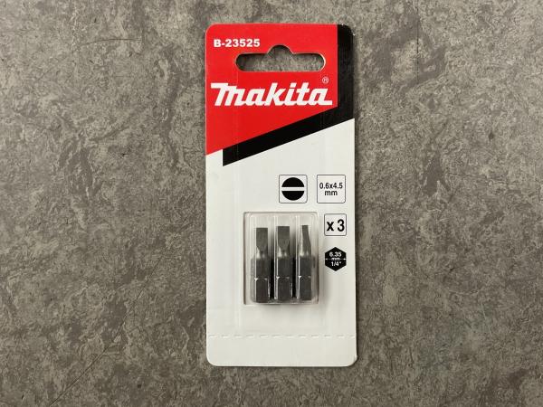 20x Makita schroefbit 3-pack B-23525 SL4,5x25 mm