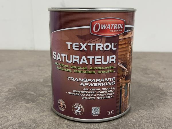 3x Owatrol textrol saturateur medium oak 1000ml