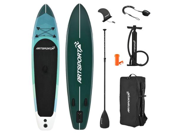 Opblaasbaar SUP Board - Blue Wave - Incl. toebehoren